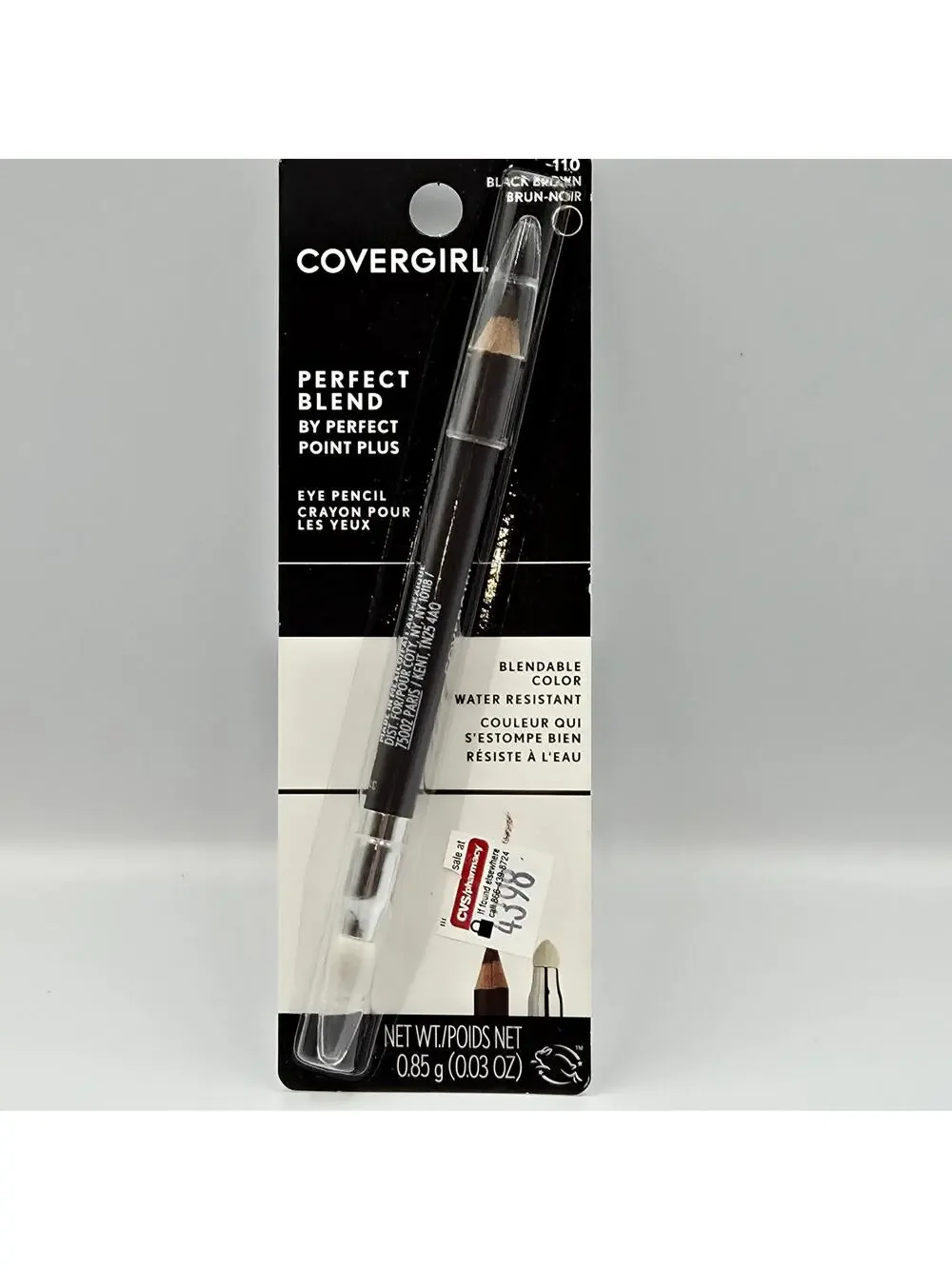 Covergirl Perfect Blend by Perfect Point+ Eye Pencil Blk Brown #110